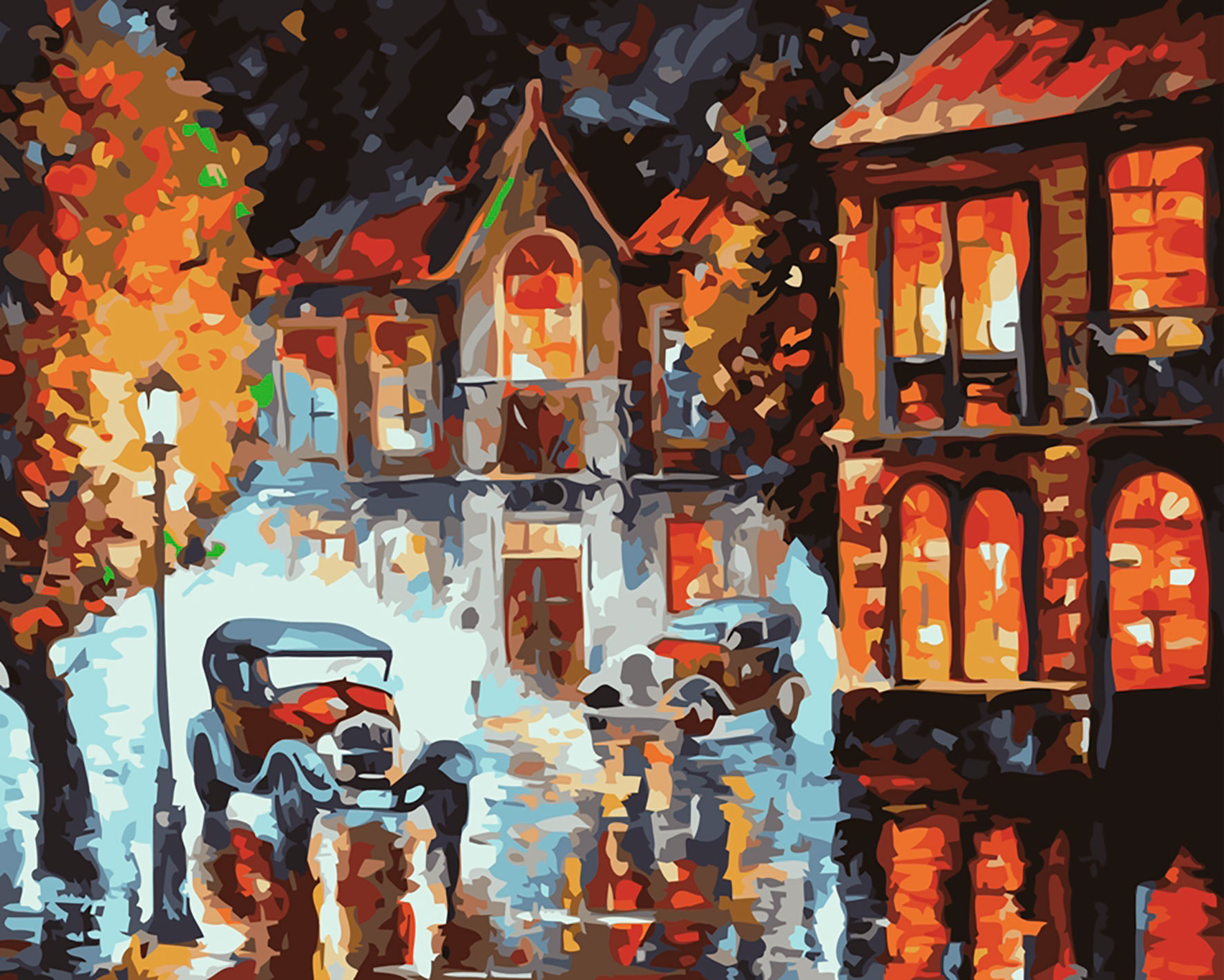 Картина для малювання за номерами  40*50 см. в картон. короб. пенз. фарби. арт. VR25152, VGR