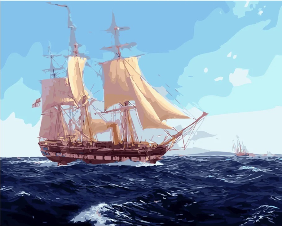 Картина для малювання за номерами  40*50 см. в картон. короб. пенз. фарби. арт. VR25158, VGR