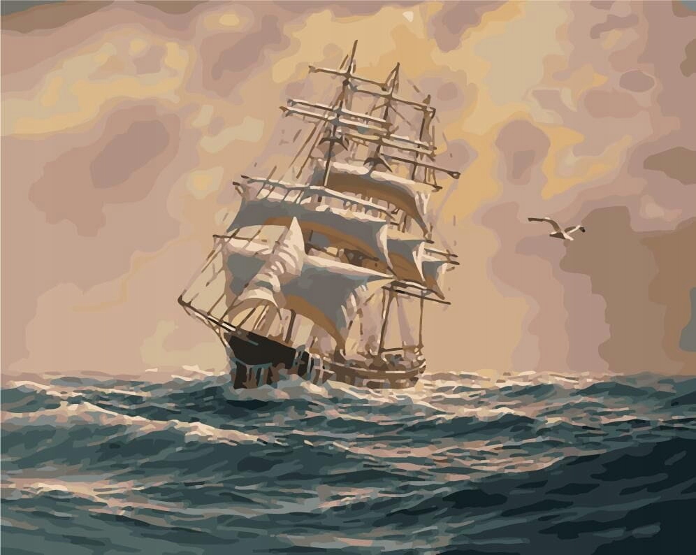 Картина для малювання за номерами  40*50 см. в картон. короб. пенз. фарби. арт. VR25183, VGR