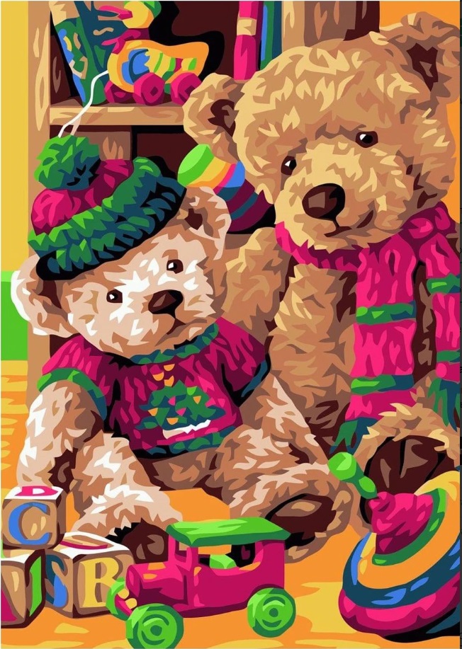 Картина для малювання за номерами  40*50 см. в картон. короб. пенз. фарби. арт. VR25211, VGR