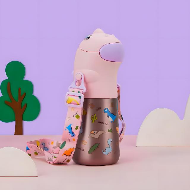 Термопляшка для води; рожева;  арт. VR2023; VGR