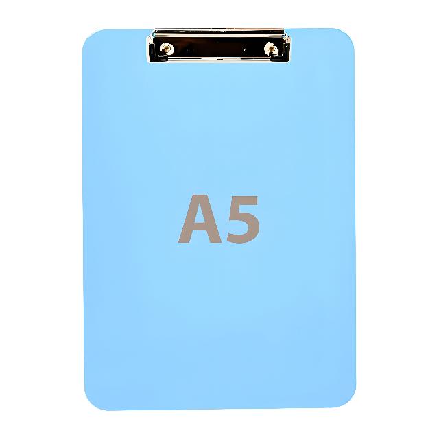 Планшет з кліпом А5; пластик.; кол. пастель асорті; арт. KL10520; KLERK