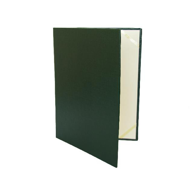 Папка до підпису, 35*22,5см; зелена, бумвініл, арт. KL3006-G, KLERK