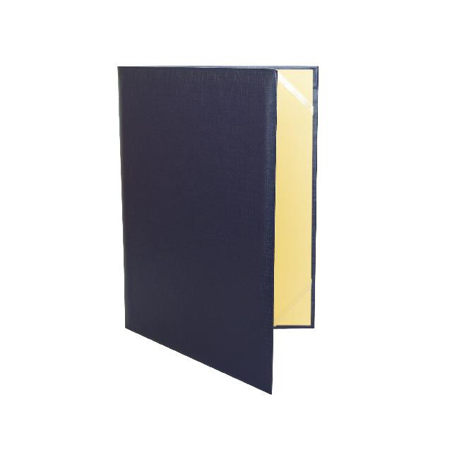 Папка до підпису, 35*22,5см; синій, балакрон арт. KL3007-BL, KLERK