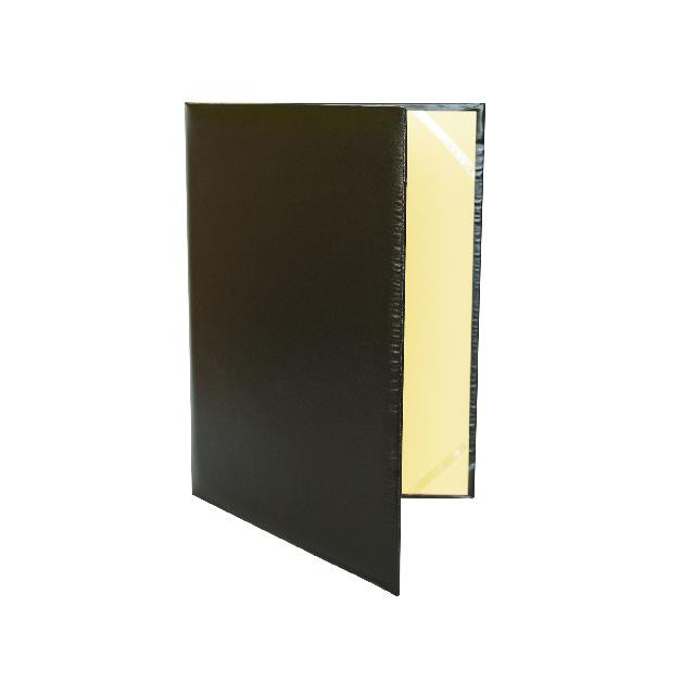 Папка до підпису, 35*22,5см; чорний, балакрон арт. KL3007-B, KLERK