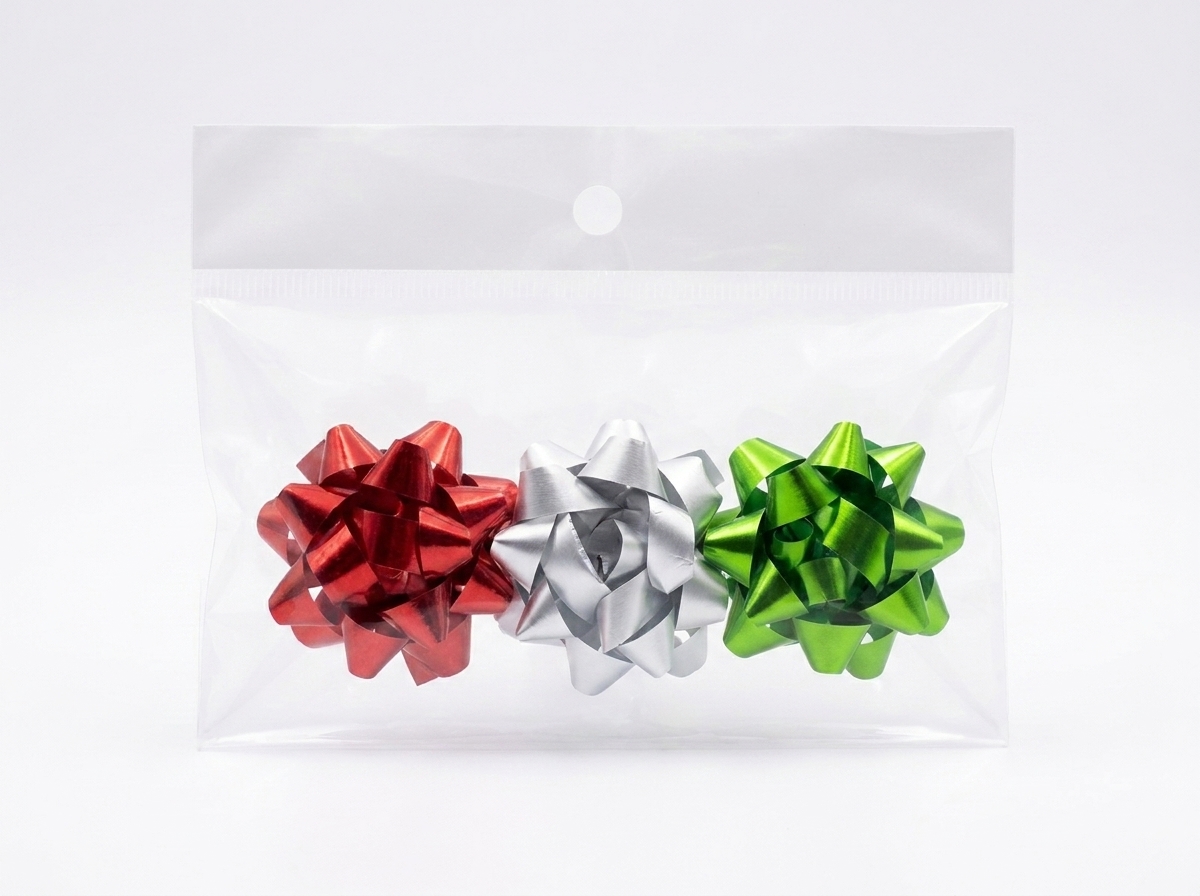 Бант в наборі 3 штуки; 6,5см; колір асорті; арт.AG1244-3; ANGEL GIFTS