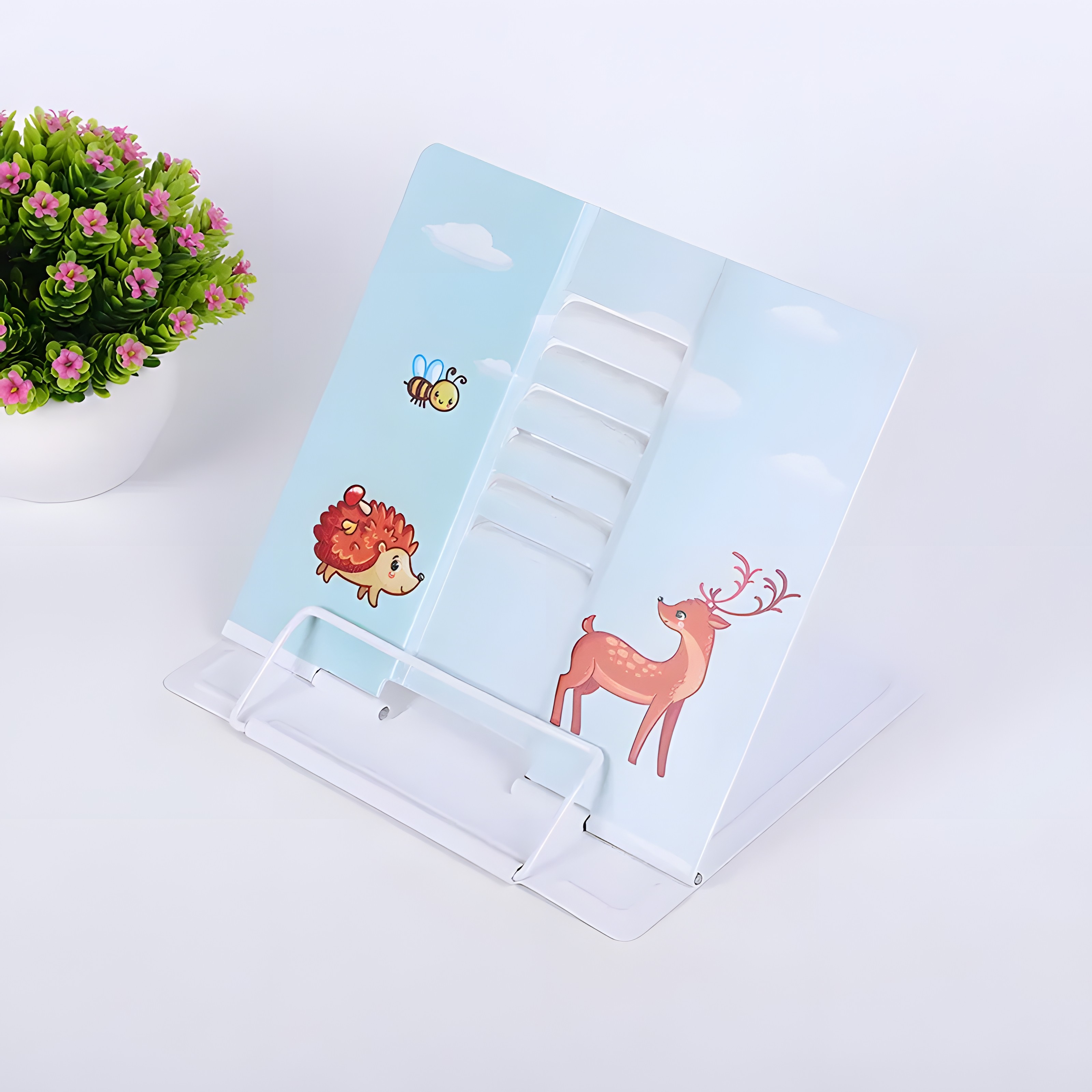 Підставка для книг металева; колір м`ятний; арт. VR2033-1; VGR