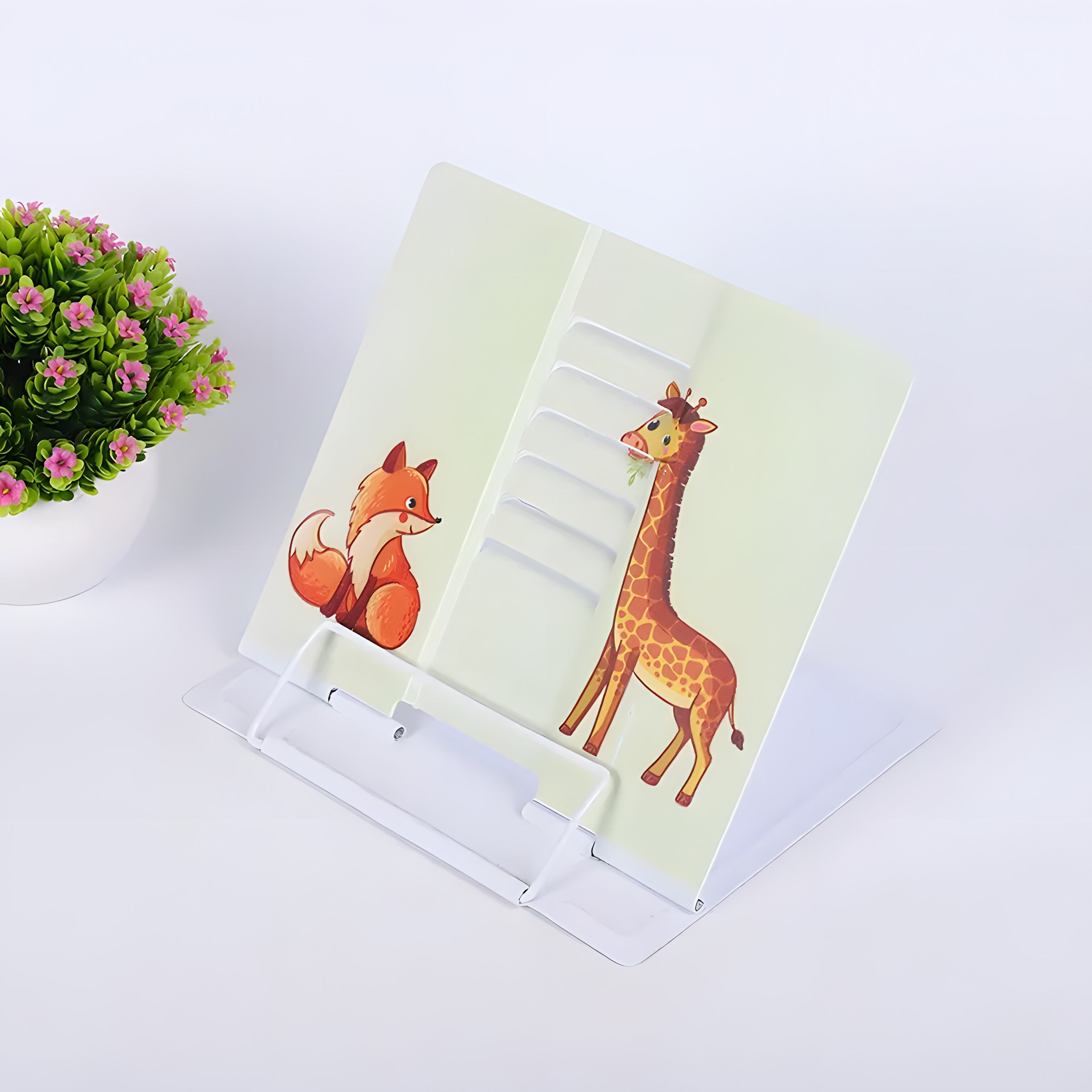 Підставка для книг металева; колір жовтий; арт. VR2033-2; VGR