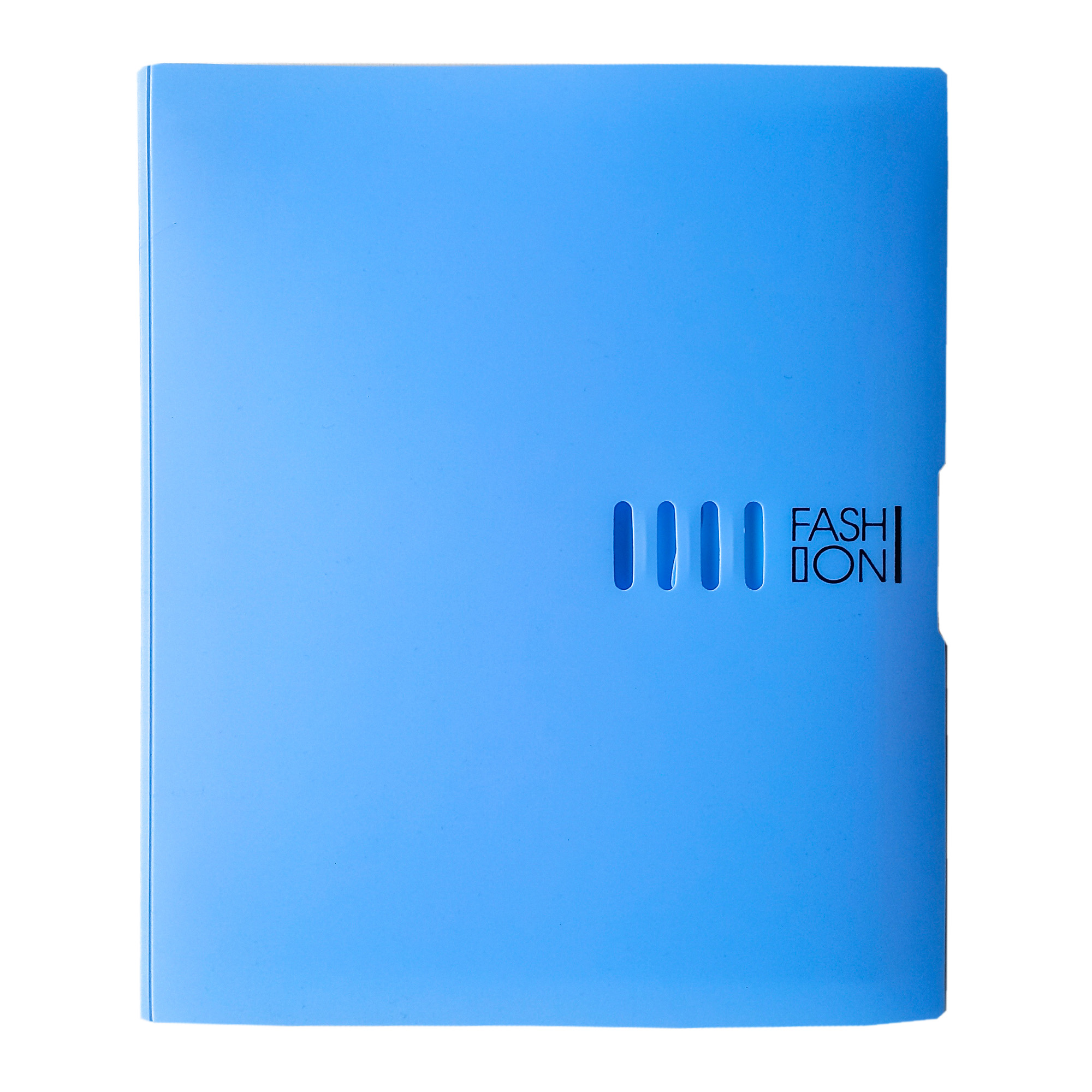 Зошит-блокнот на кільцях зі змінним блоком; В5; лін.; 50 арк.; 4 розділювачі-кармани; пластик. обкл.; кол. блакитний; арт. KL10537-3; KLERK