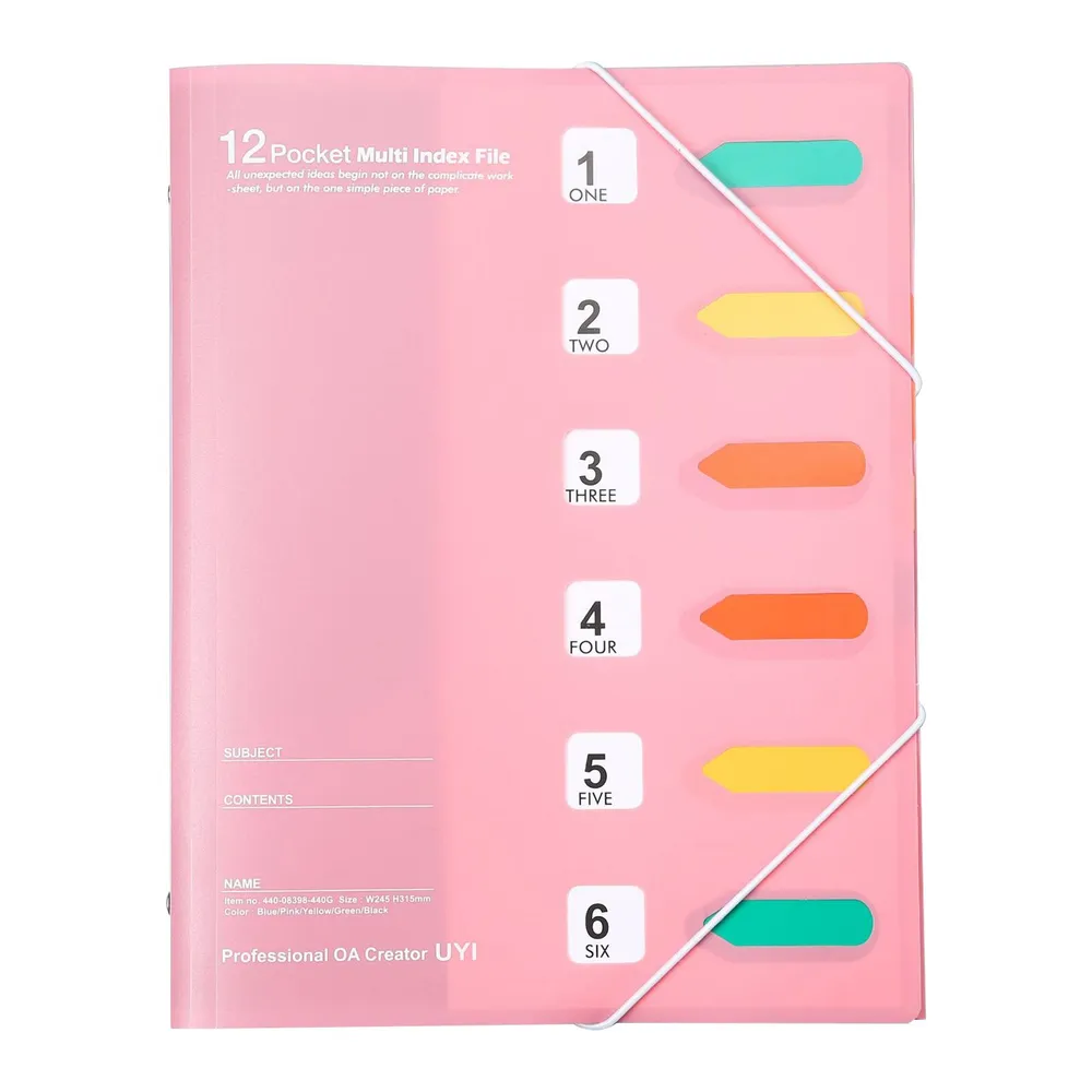 Портфелі пластикові та картотеки