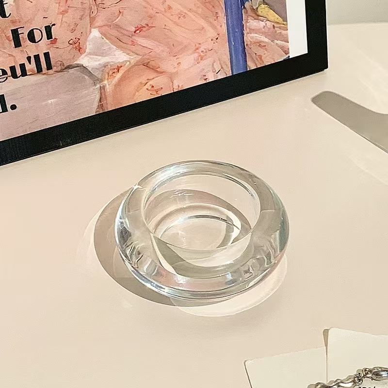 Підсвічник; 6.5*2.3 см;  матеріал:  скло;  арт. AG3429; ANGEL GIFTS