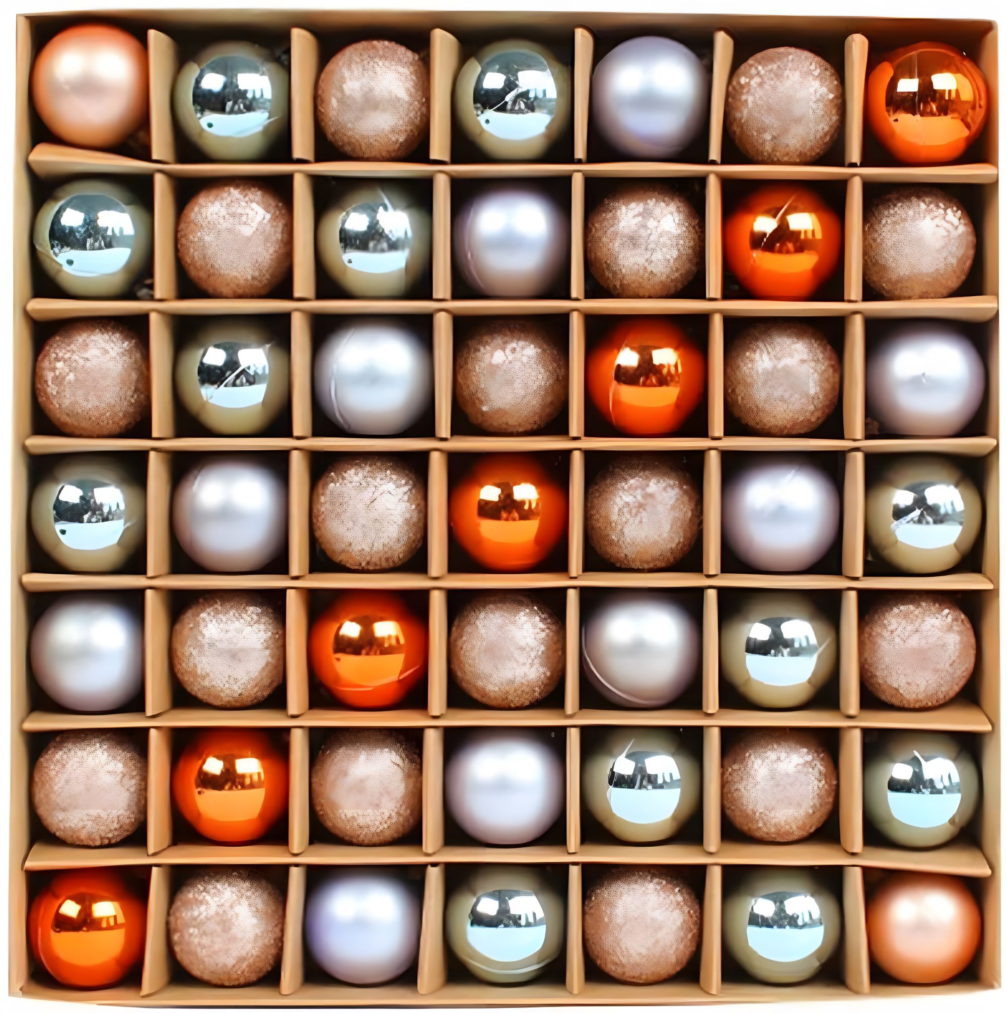 Набір ялинкових іграшок пластикових, 49 шт. арт. AG3452; ANGEL GIFTS