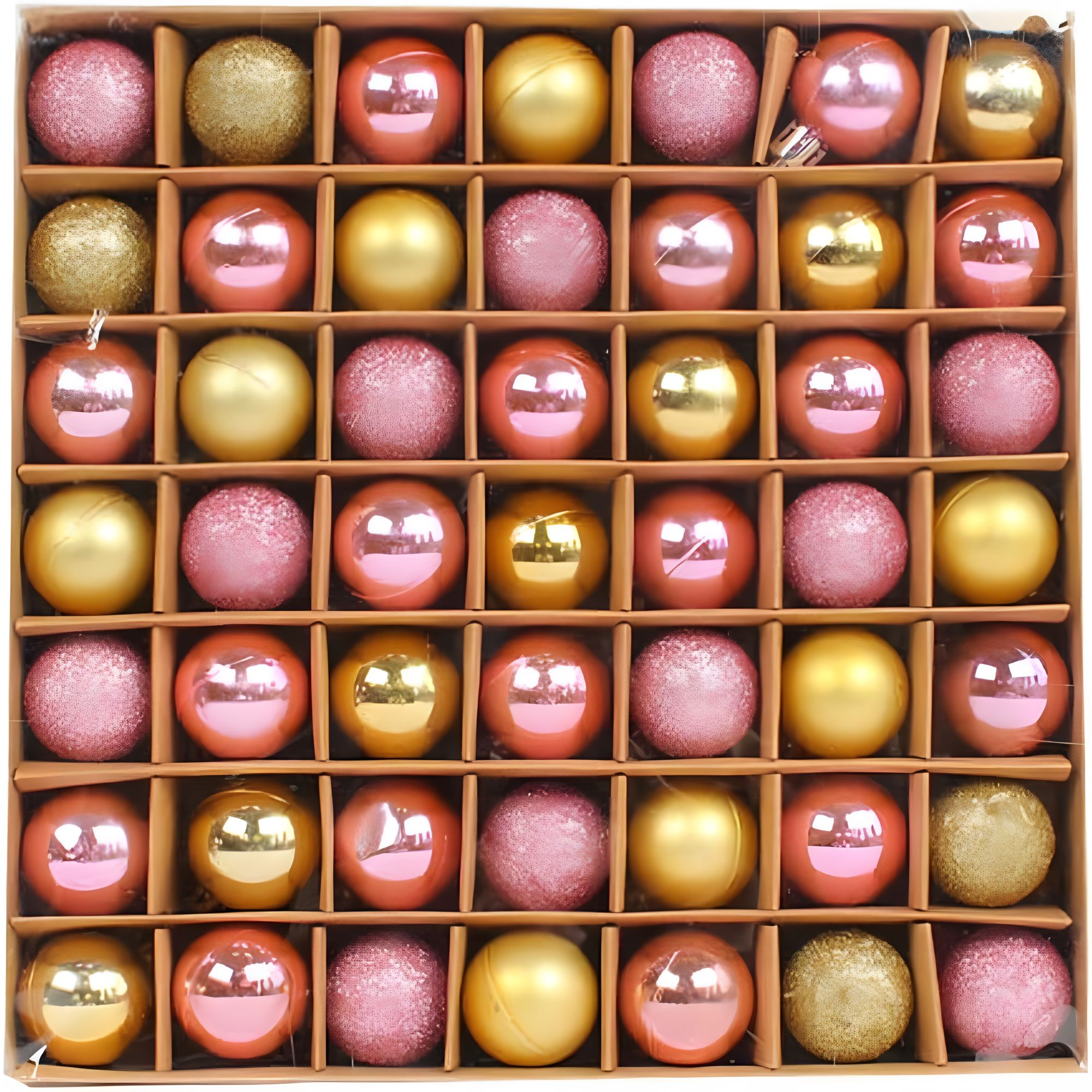 Набір ялинкових іграшок пластикових, 49 шт. арт. AG3454; ANGEL GIFTS