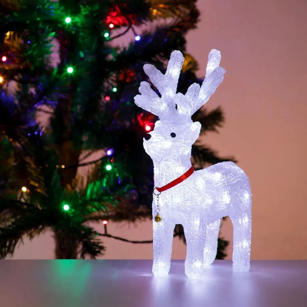 Олень світлодіодний 40 LED. матеріал акрил; 40см.арт. AG3501; ANGEL GIFTS