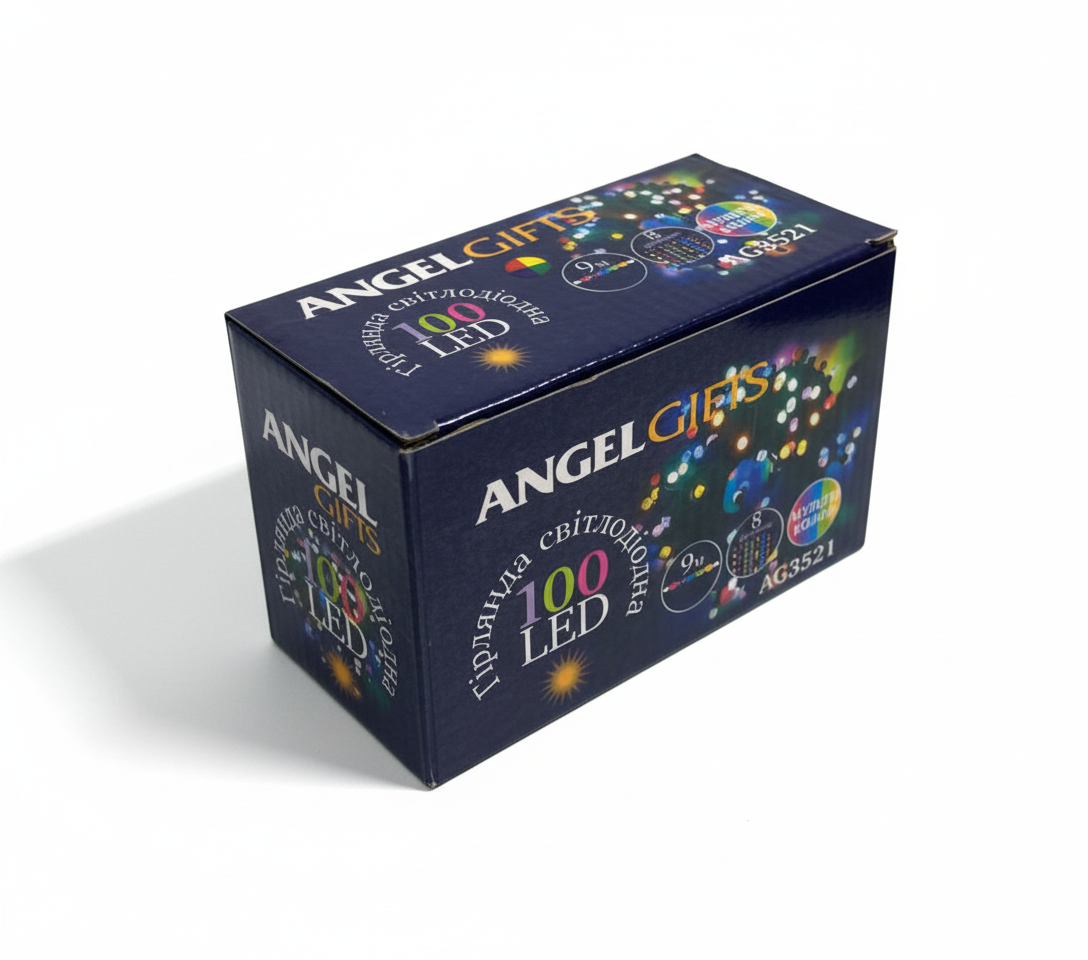 Гірлянда світлодіодна 9м, 100 LED матеріал: пластмаса; арт. AG3521; ANGEL GIFTS