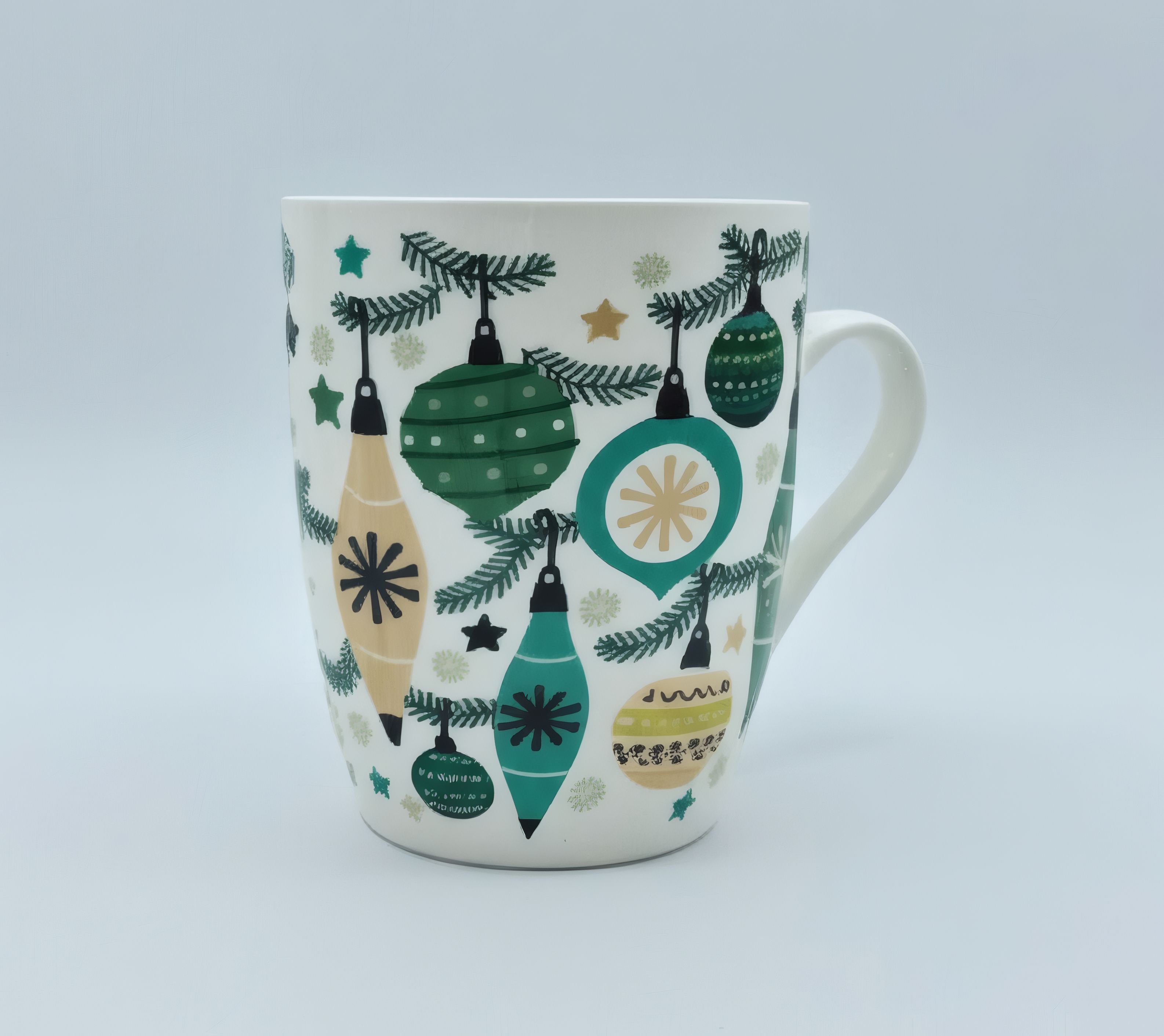 Чашка новорічна; матеріал: кераміка; арт. AG3526; ANGEL GIFTS