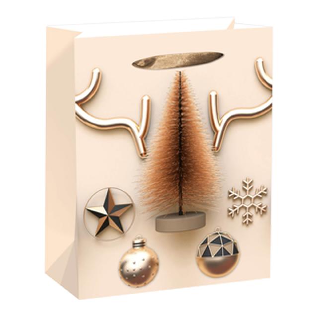 Пакет паперовий для подарунків (Новорічний); 4 дизайни; розмір:31*40*12cm; арт. AG3562; ANGEL GIFTS