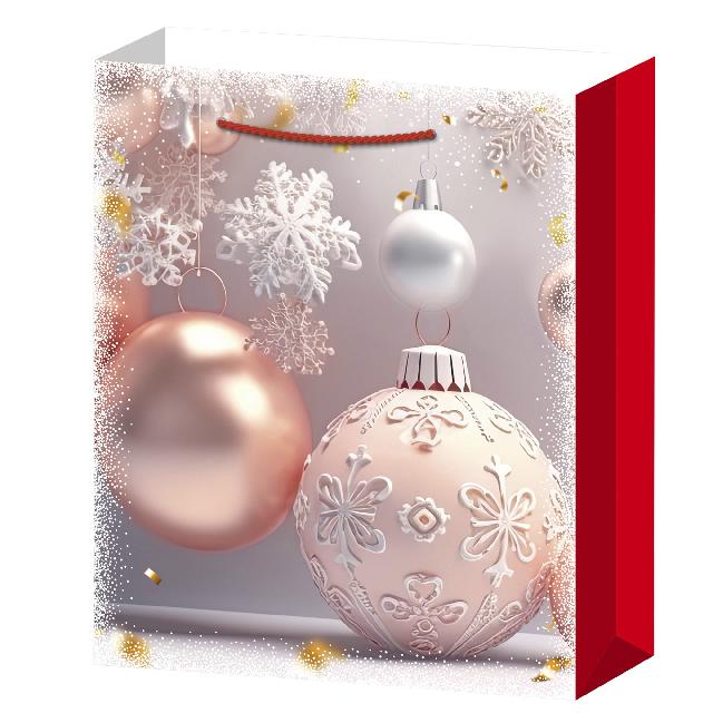 Пакет паперовий для подарунків (Новорічний); 4 дизайни; розмір:26*32*10cm; арт. AG3567; ANGEL GIFTS