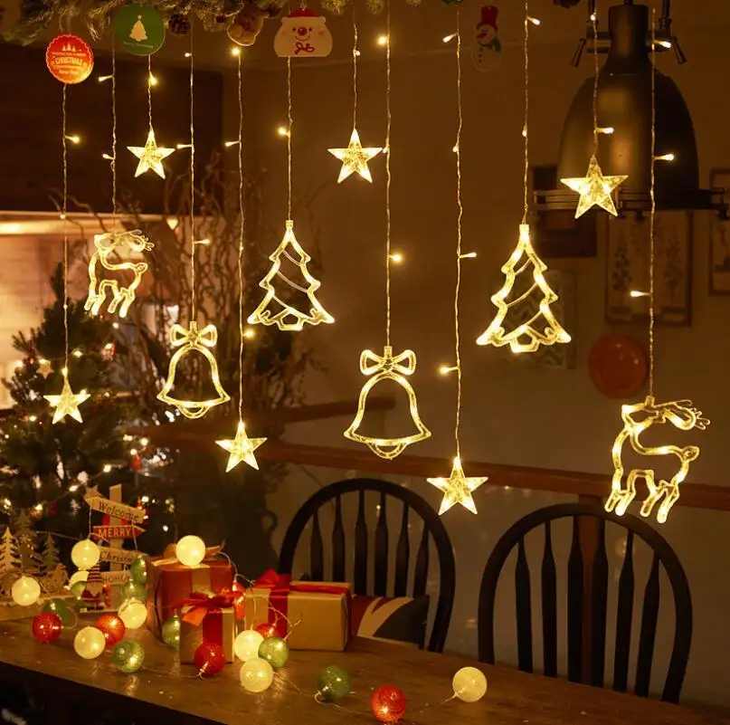 Гірлянда світлодіодна; 12 підвісок  3м, 138 LED матеріал: пластмаса; арт. AG3581; ANGEL GIFTS