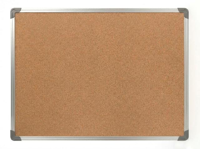 Дошка коркова; 90*120 см; алюмінієва рамка; арт. KL6147; KLERK