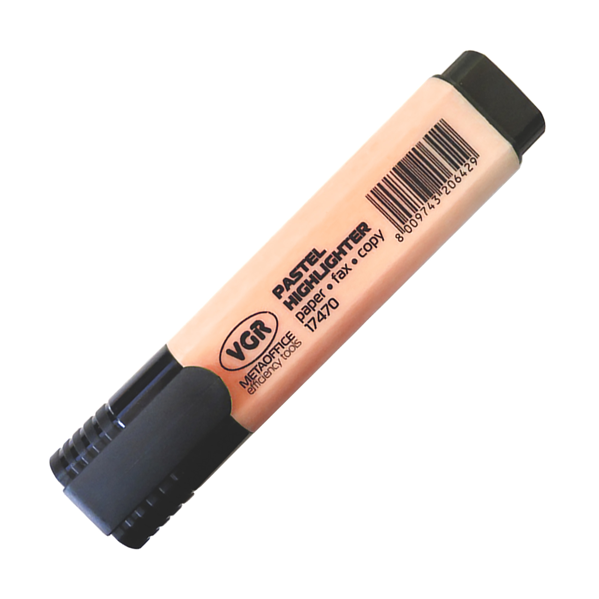 Маркер текст.; пастель помаранчевий; 2-4мм, клінопод.; арт. 17470-ORA; VGR